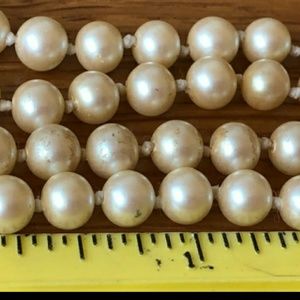 Rose colored pearls